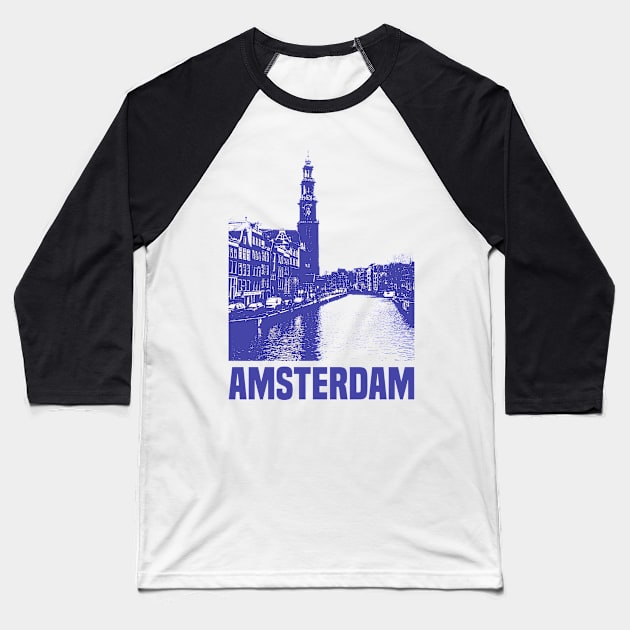 Amsterdam Baseball T-Shirt by Den Vector